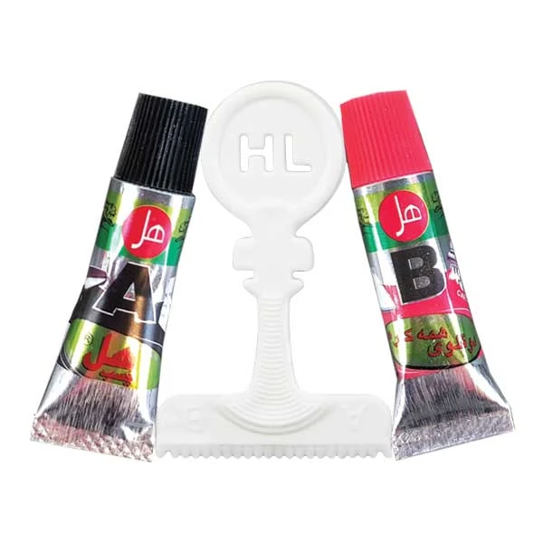 چسب دوجزئی HL مدل F7 با ترکیب A+B یک گزینه حرفهای برای ایجاد اتصالات محکم در قطعات فلزی است. این چسب در مدت زمان کوتاهی خشک شده و پس از آن قابلیت تراش، رنگآمیزی و سنبادهزنی دارد.