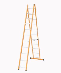 نردبان آلومینیومی دو تکه برند الگانت در حالت بسته