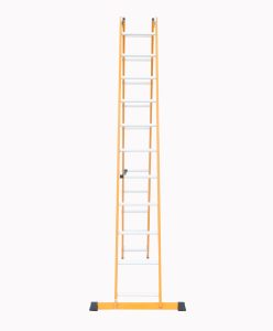 نردبان دو تکه ۲۳ پله در زاویه باز ۴۵ درجه