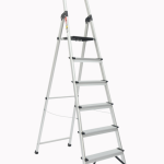 نردبان ۶ پله برند اطلس مدل خانگی با طراحی ایمن و مقاوم