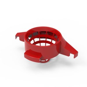 آبگیر سطل گرد مهسان رنگ قرمز با ظرفیت ۱۰ لیتر، ساخته شده از پلی‌اتیلن تقویت‌شده مناسب نظافت حرفه‌ای و خانگی