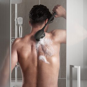 برس تن‌شوی مهسان | برس حمام دسته‌بلند با الیاف نرم PET