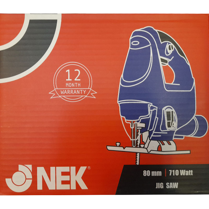 جعبه و بستهبندی اره عمود بر نک مدل NEK 880 JS با گارانتی رسمی و کیفیت ساخت بالا.